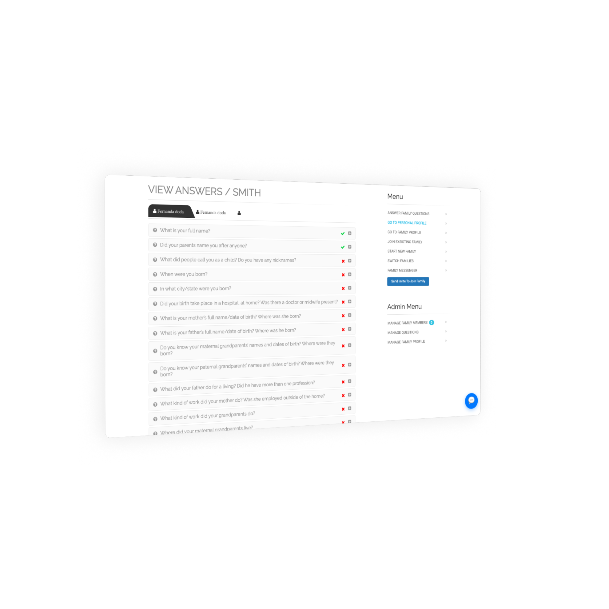 Build your family archive